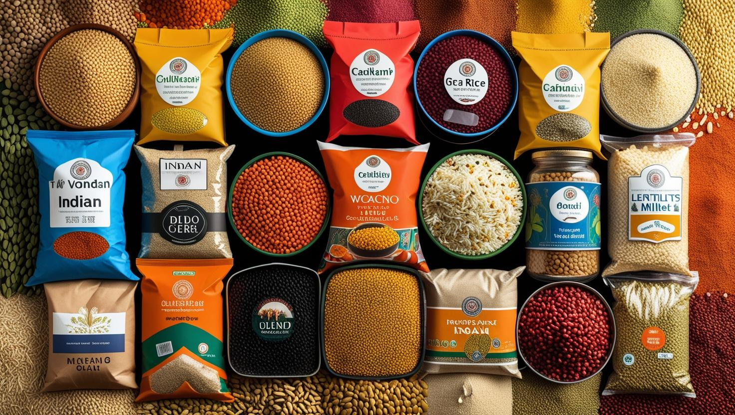 Lentils and grains